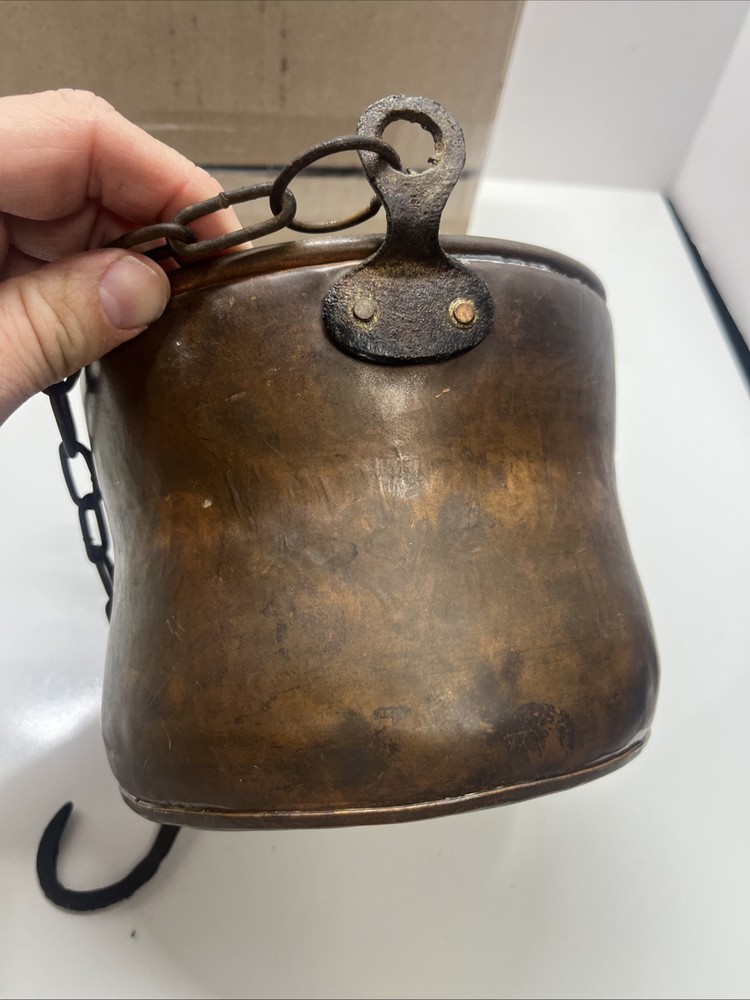 Antique Copper Hanging Pot