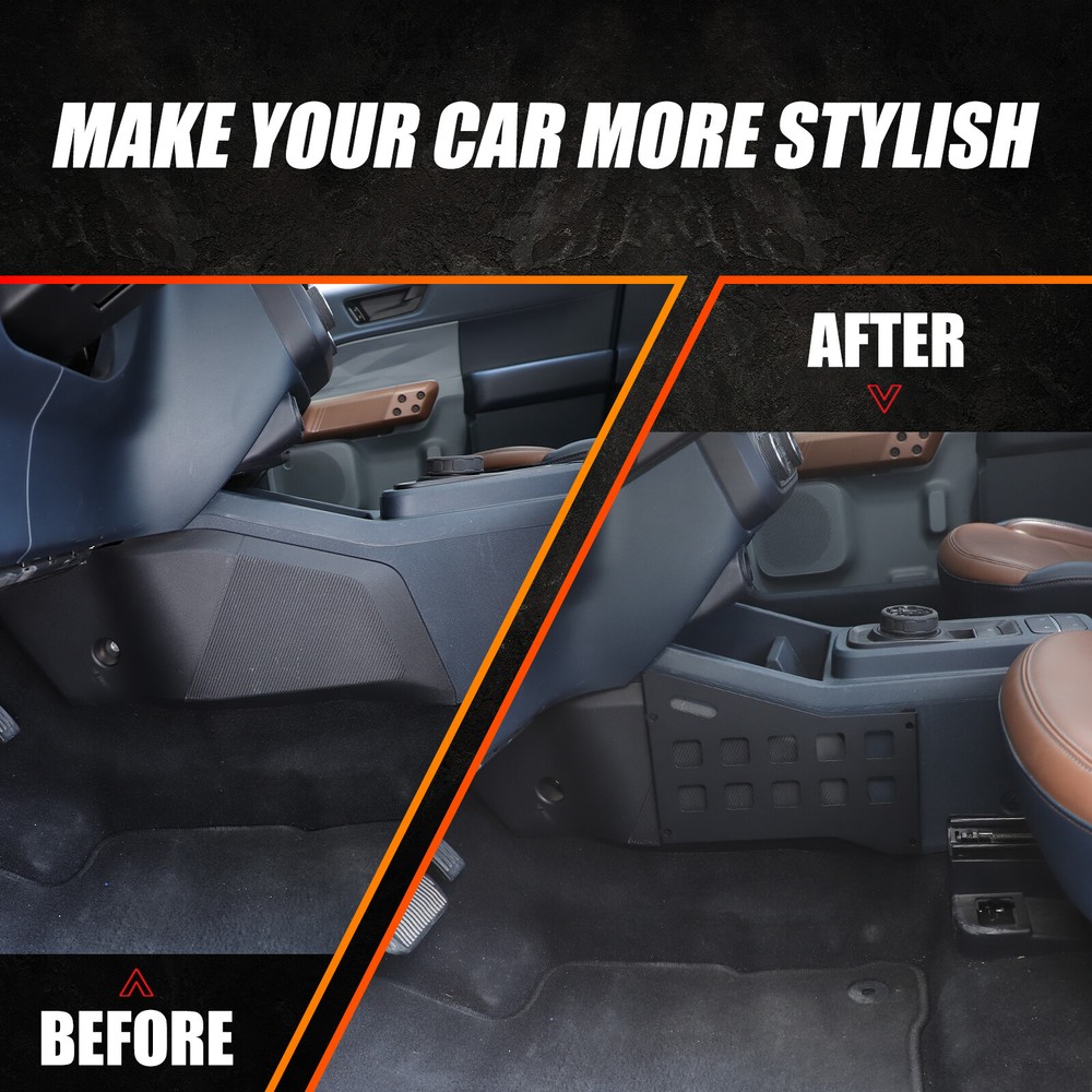 Interior Storage Molle Panel Center Console Organizer For Ford Maverick 2022+