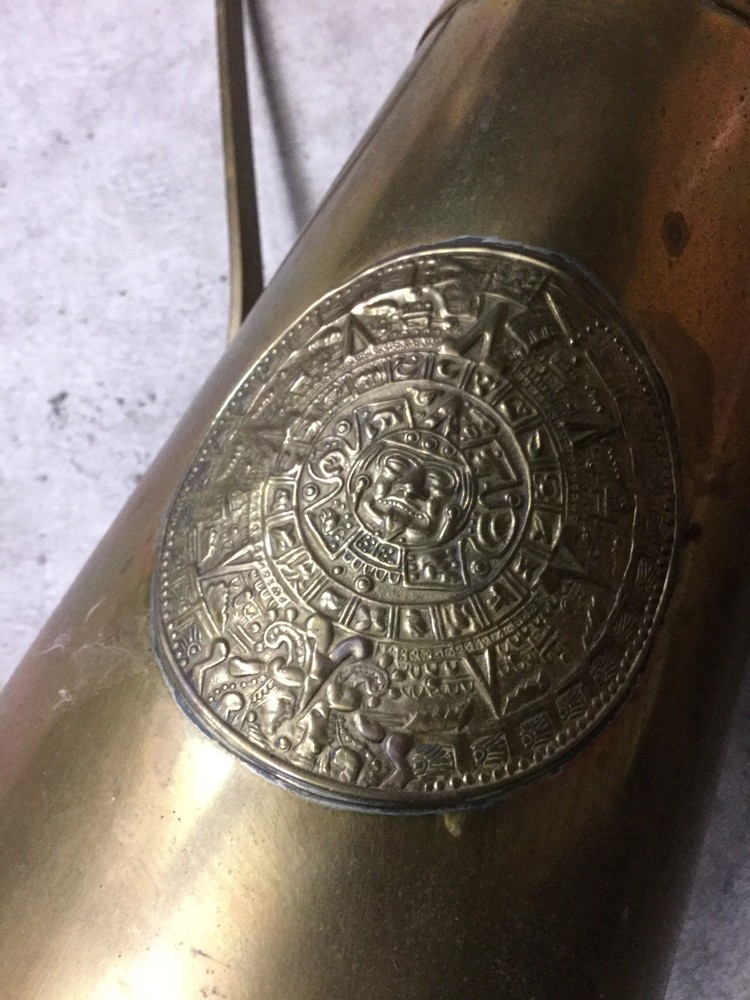 Decorative Brass Finish Pitcher