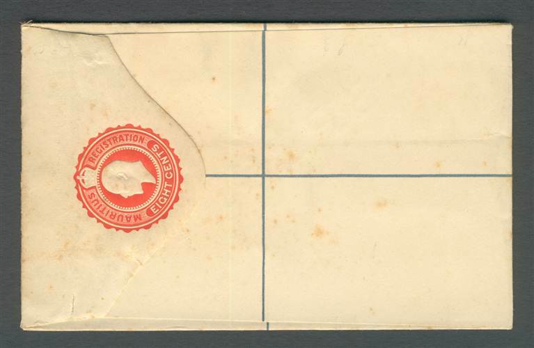 Mauritius Interesting Old Stationery Specimen