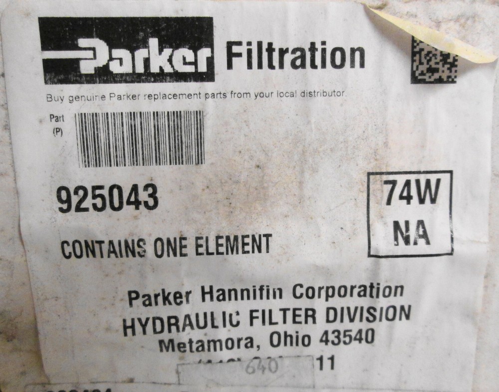 Parker 925043 Hydraulic Filter Element