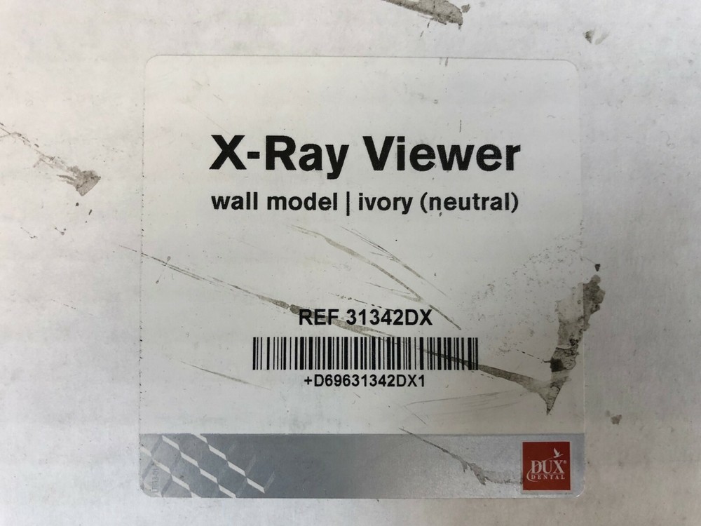 DUX Dental Classic X-Ray Viewer, Wall Model. Ivory (Neutral)