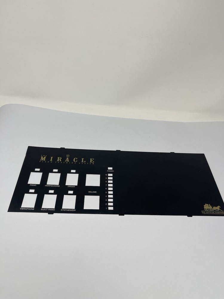 Miracle Piano Keyboard Overlay NES Nintendo Plastic Replacement *READ*