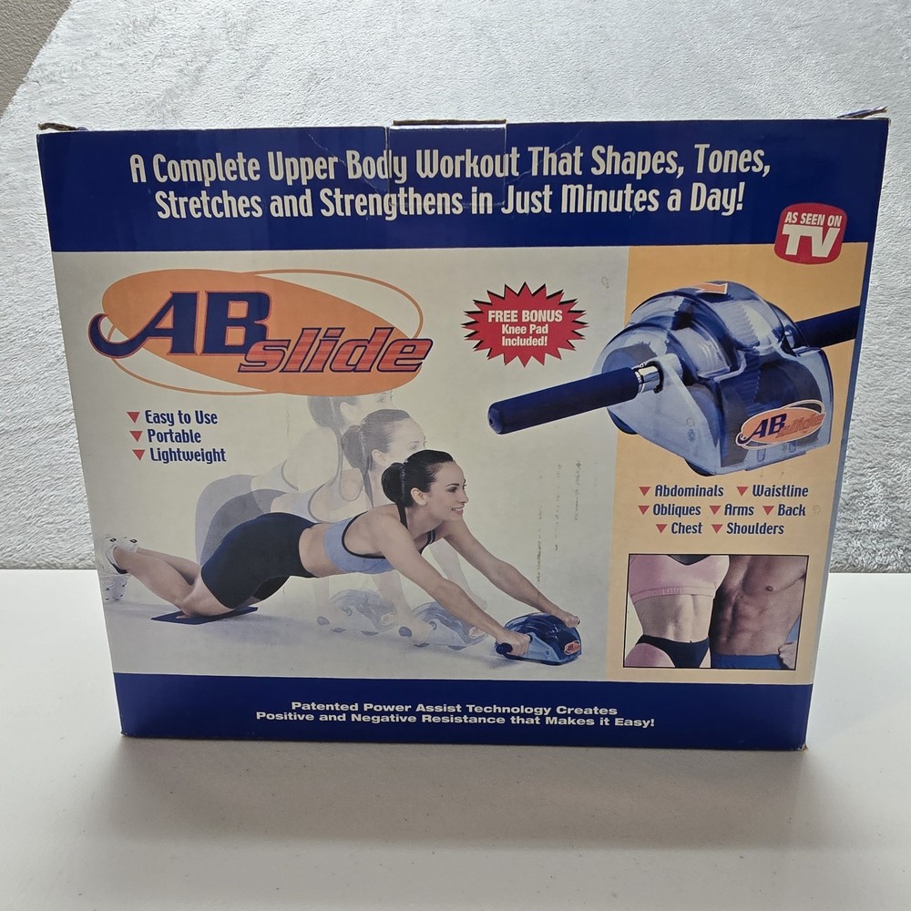 Original AB Slide Abdominal Roller Exercise Wheel Core Exerciser Knee Pad