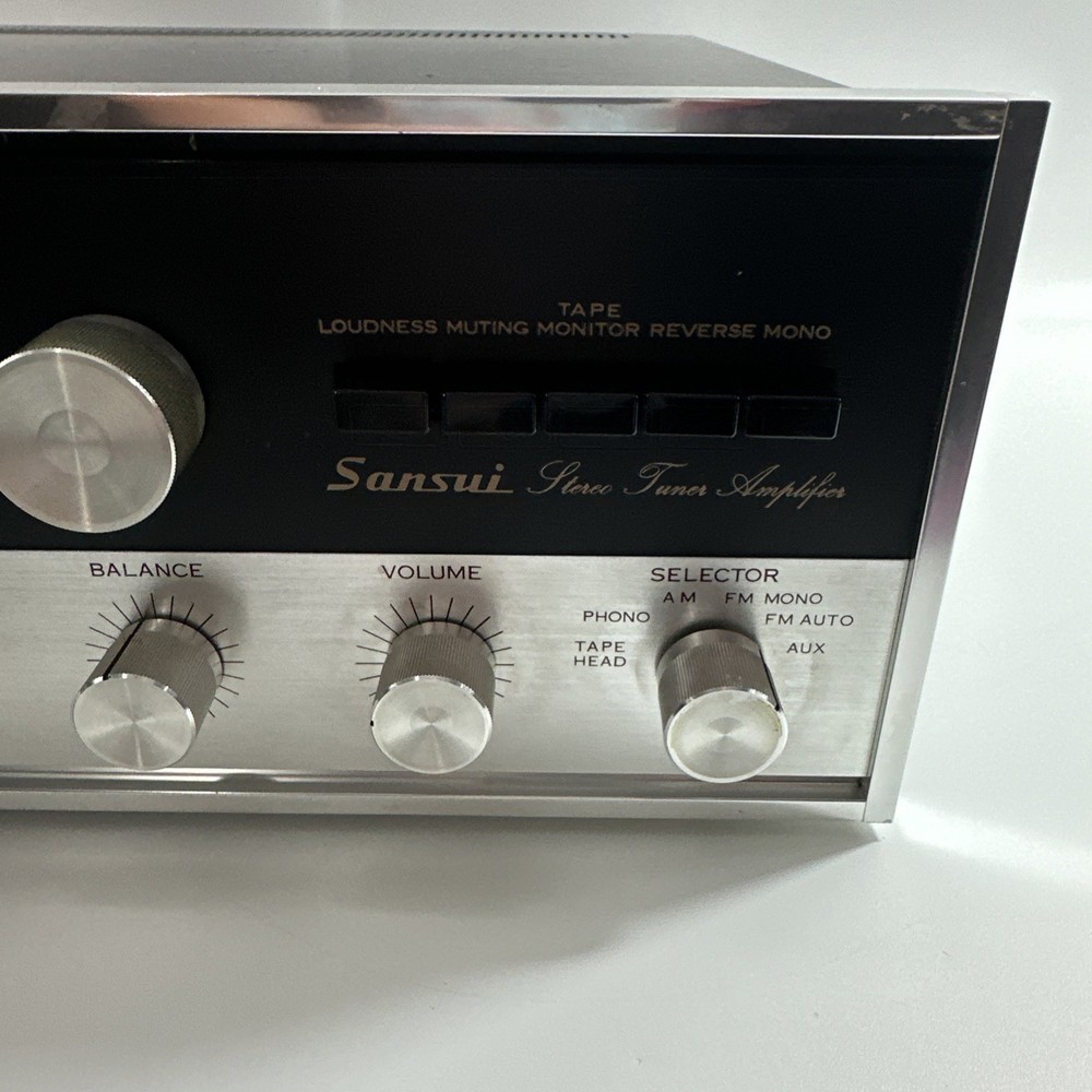 Sansui Model 2000 Solid State Stereo Amplifier AM/FM Receiver Tested READ
