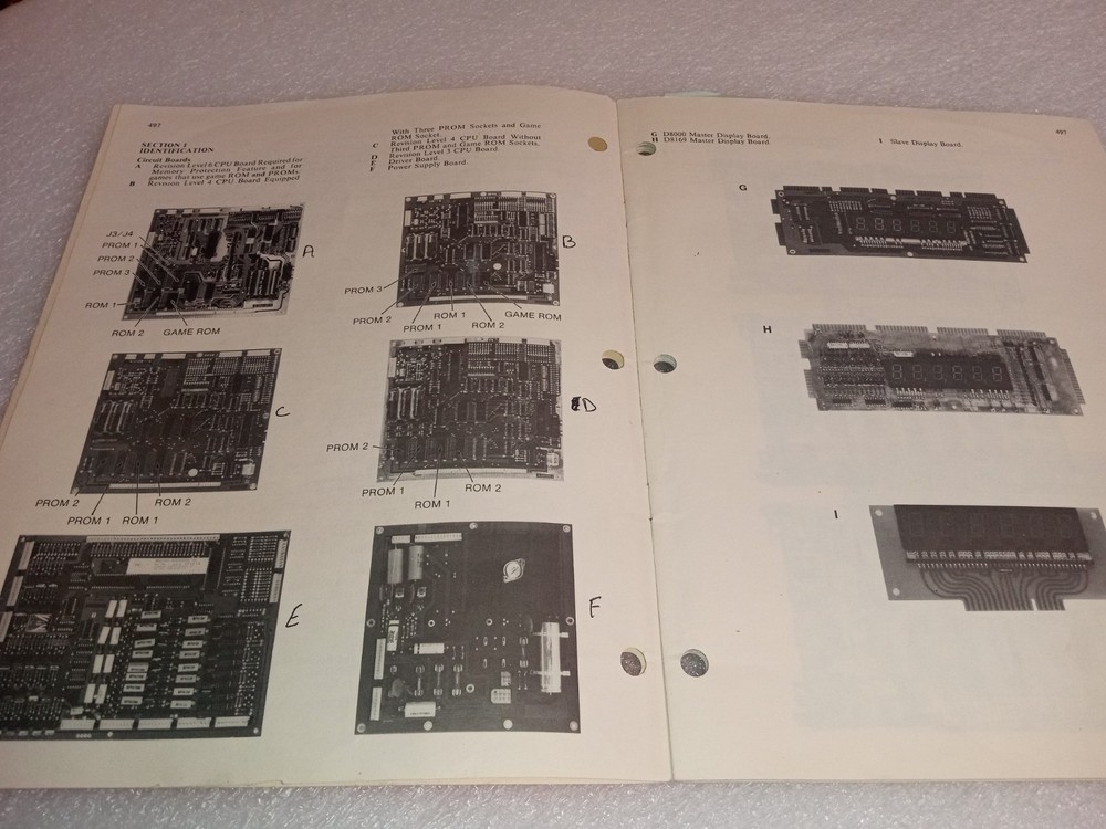 Williams Pinball Machine Flipper Maintenance and Service Manual 1980 Solid State