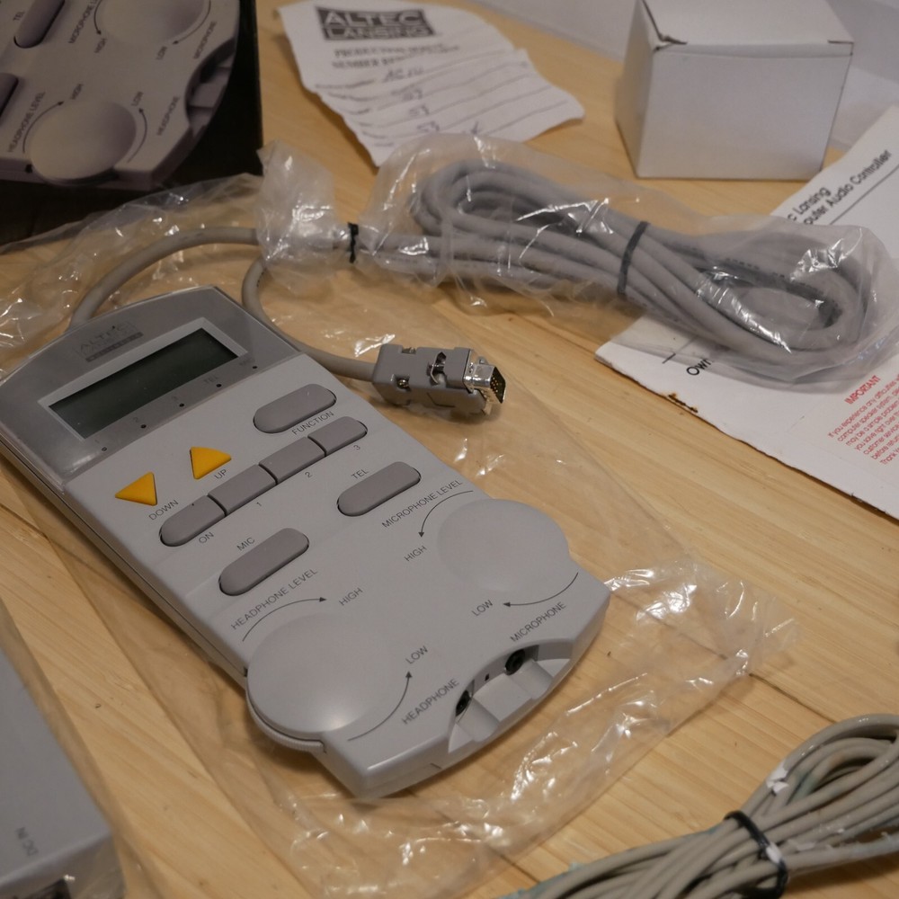 Rare 1994 Vintage Altec Lansing Computer Audio Controller AC10 with original box