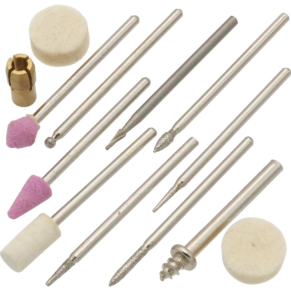 Portable Mini Drill Engraving Set Rotary Tool Accessories Plastic Carrying Case