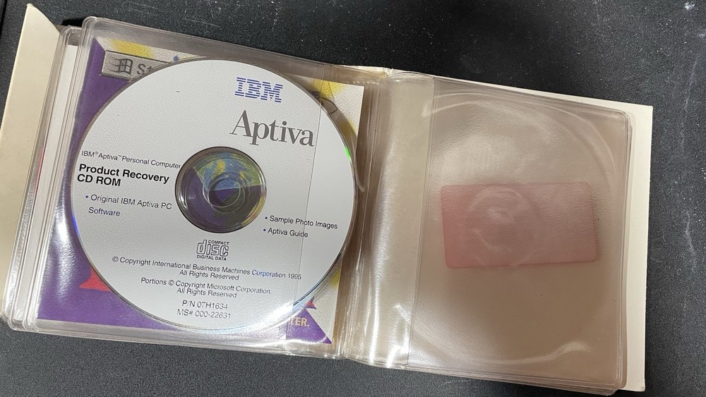IBM Aptiva Vintage Software Multimedia Disc Set: Mario’s Time Machine Etc