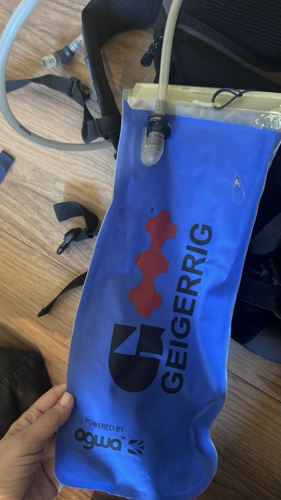 Geigerrig RIG 1200 Hydration Backpack w/ Pump System – Needs Bladder Repair