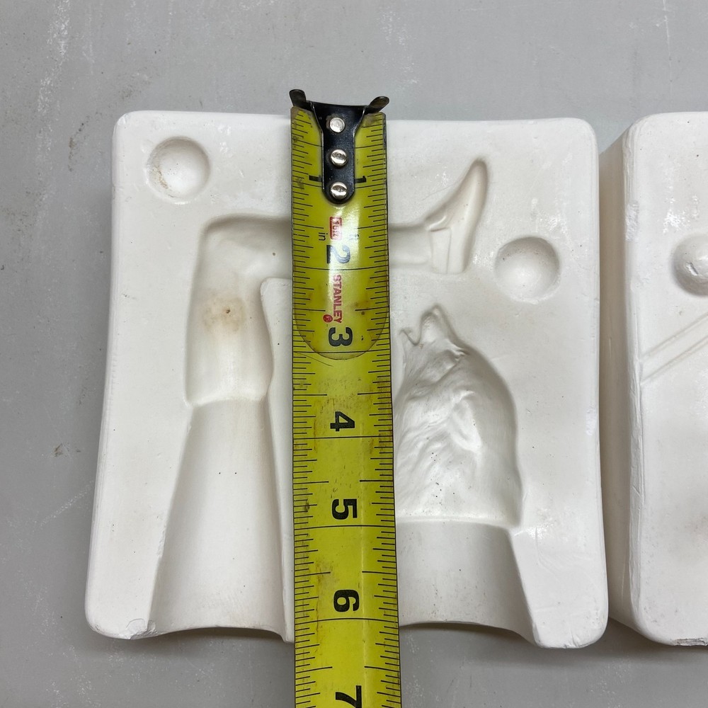 Ceramic Slip Casting Mold Wolf Head & Humans Leg Provincial #P-799B