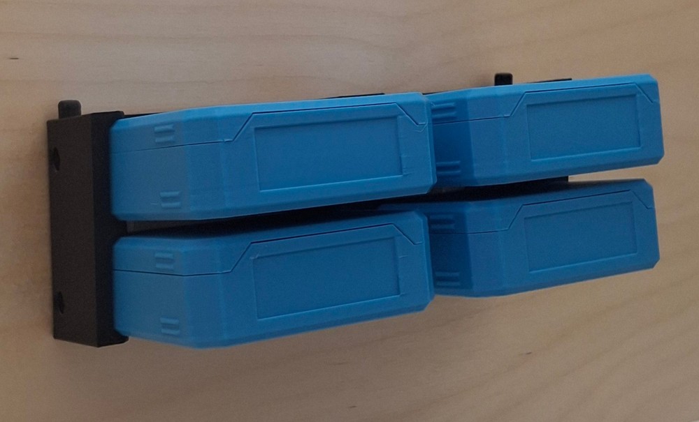 Wall Mount Hardware Organizer w/ Storage Boxes | 3D Printed Parts Bin | Modular