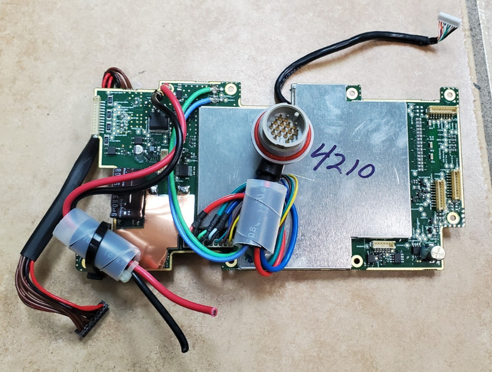 Garmin GPSMAP4210 Main Rear Mount PCB Works MISSING POWER CONNECTOR NEEDS SPLICE