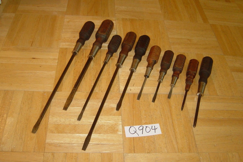 MAC TOOLS 10 PIECE WOODEN HANDLE MIXED SCREWDRIVER SET