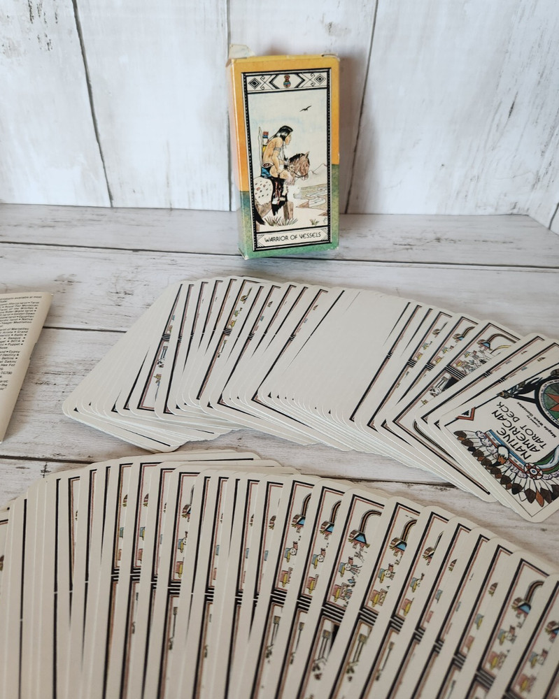 1982 Native American Tarot Card Deck Booklet Instructions