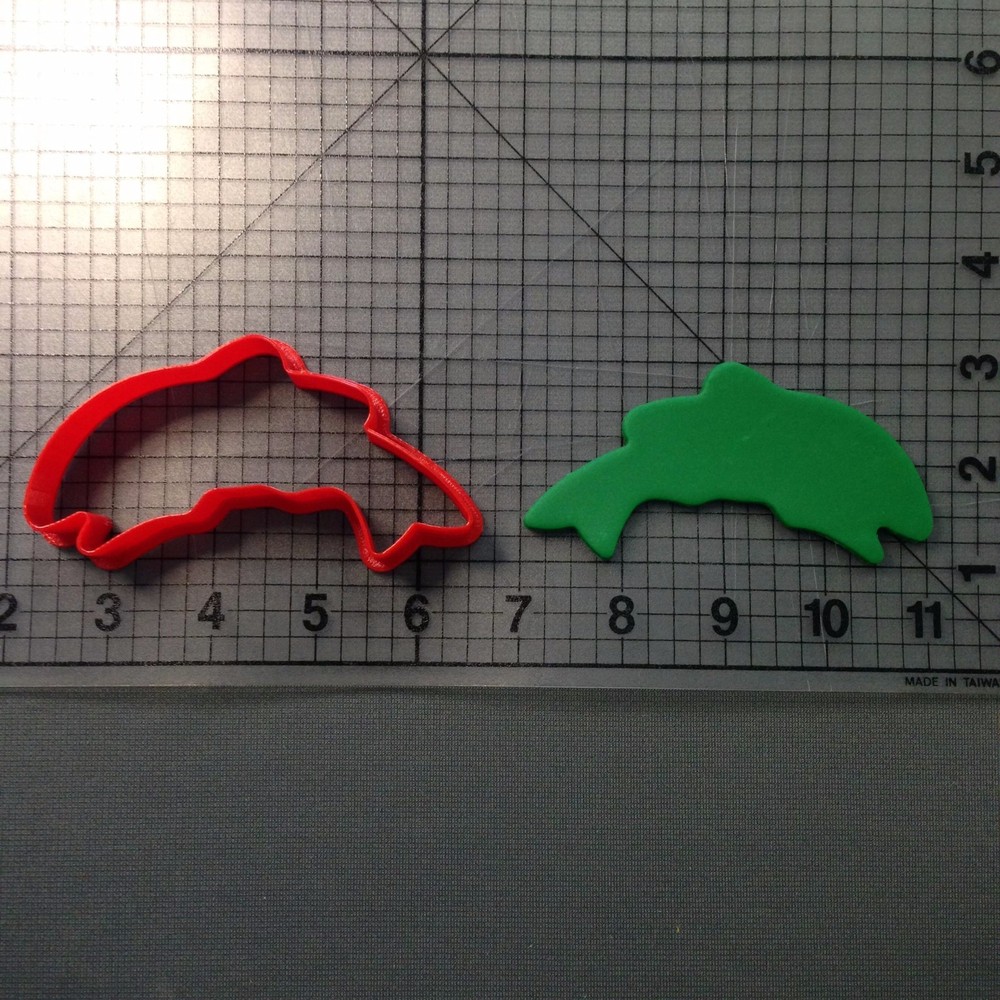 Fish 104 Cookie Cutter Silhouette