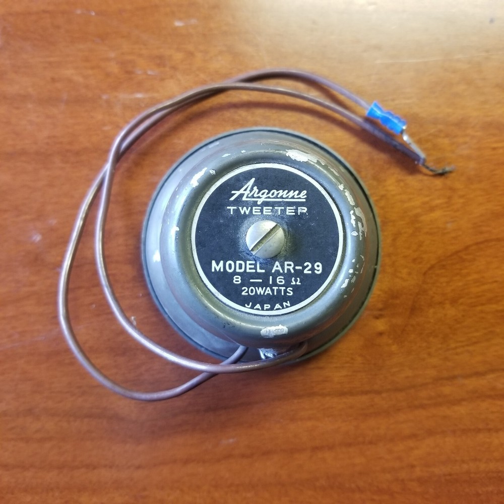 Argonne Electronics Hifi Tweeter AR-29 Made in Japan