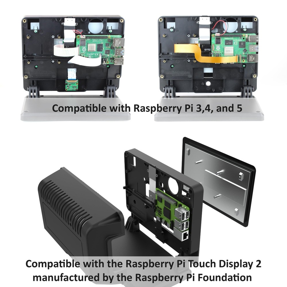 SmartiPi Touch 3 - with The 7" Raspberry Pi Touch Display 2