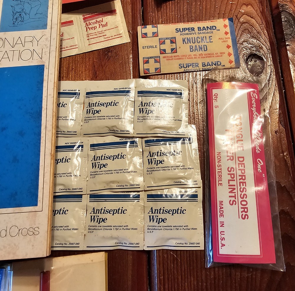 Vintage First Aid Kit 80's Comprehensive Pak