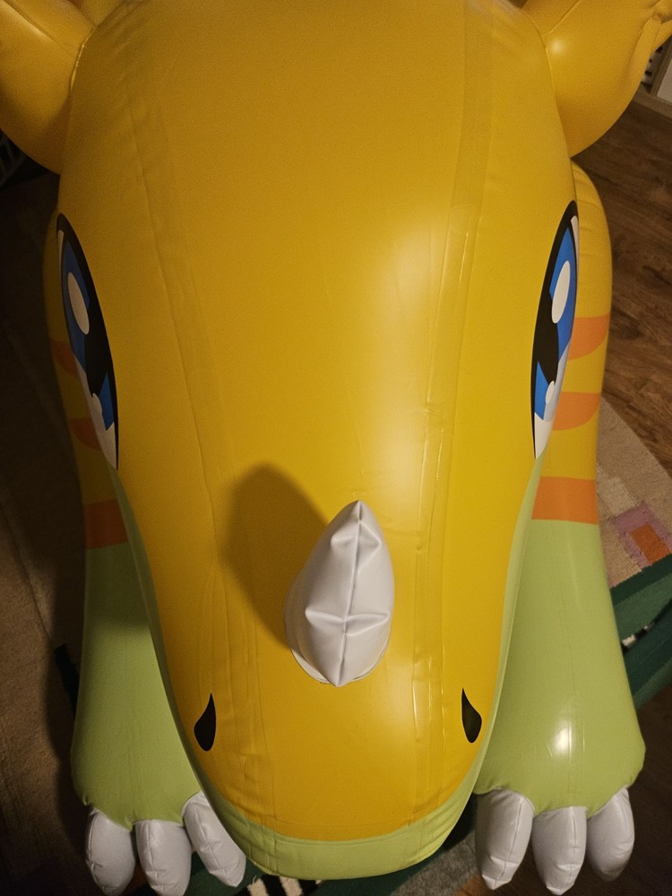 MythAnimalCreate Cheese Dragon With Wings Inflatable Toy