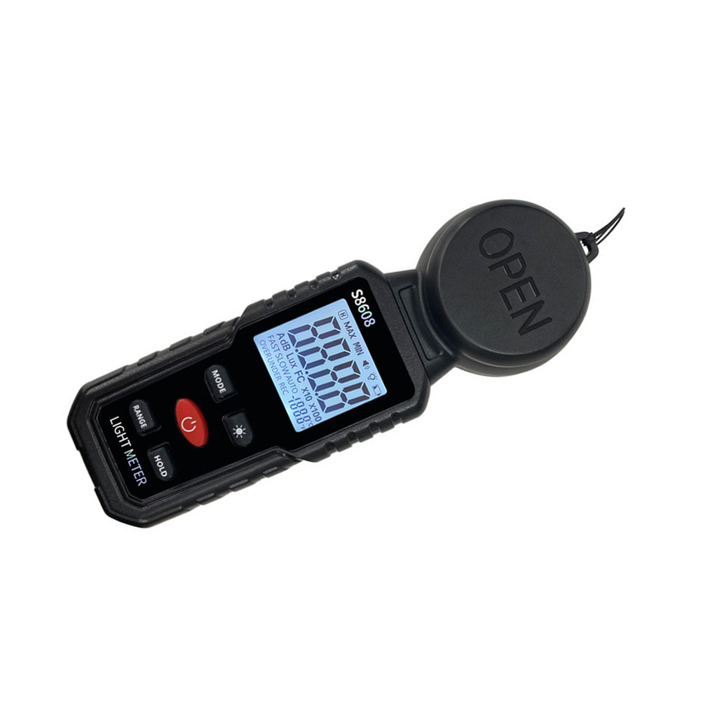 S8608 Digital Lux Meter Backlit Screen High Sensitivity Sensor Reliable