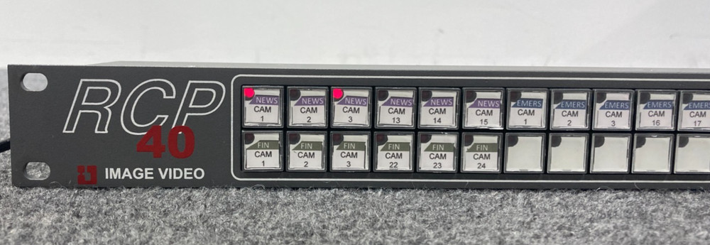 Image Video RCP-40 40-Button Control Panel w/ Power Cord