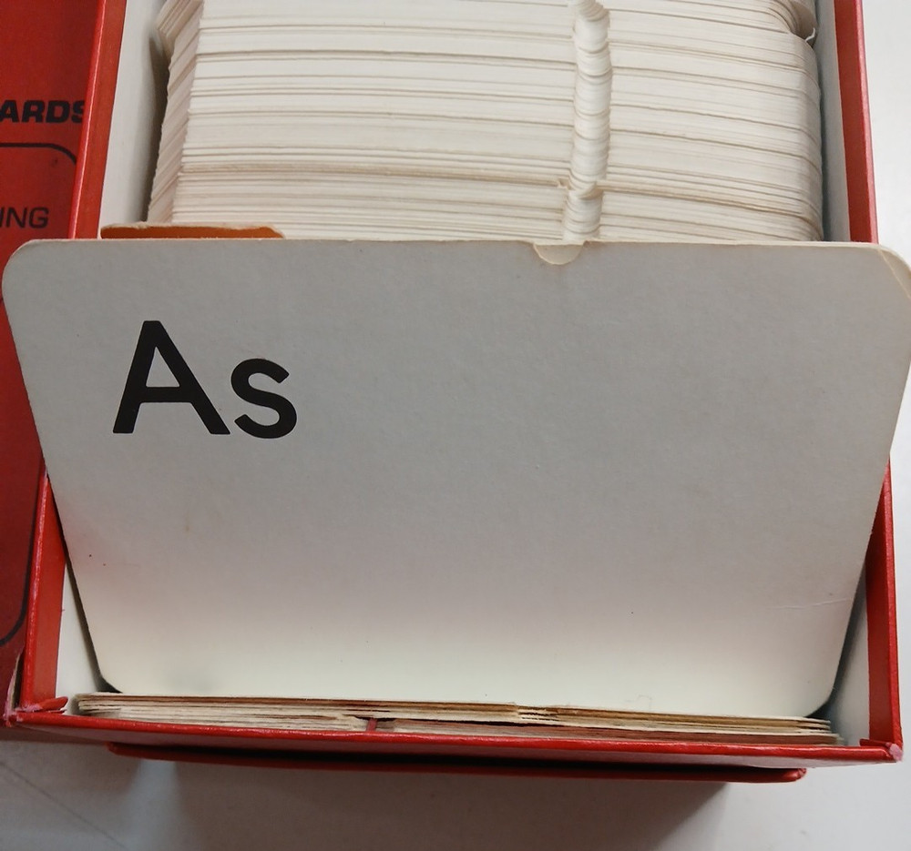 Lippincott's Basic Reading A & B Word Recoognition Cards Incomplete