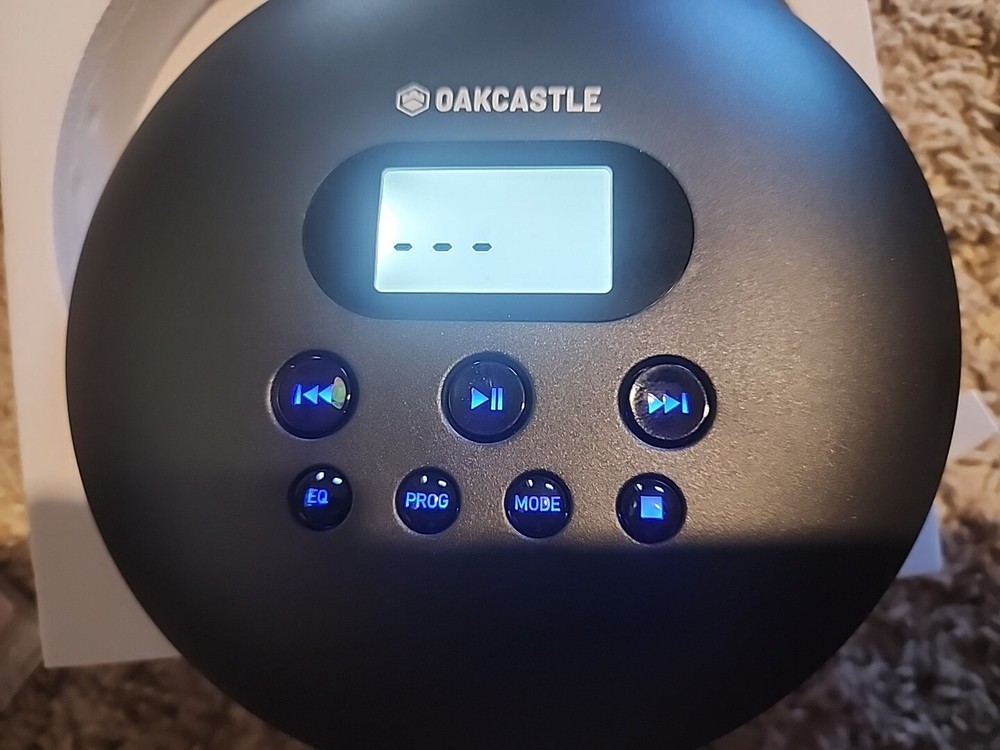 Oakcastle CD100 Rechargeable CD Player - In Box