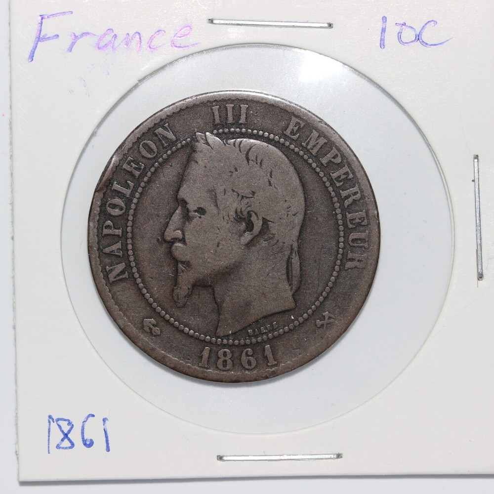 FRANCE 10 CENTIMES 1861 (3381060/X205)