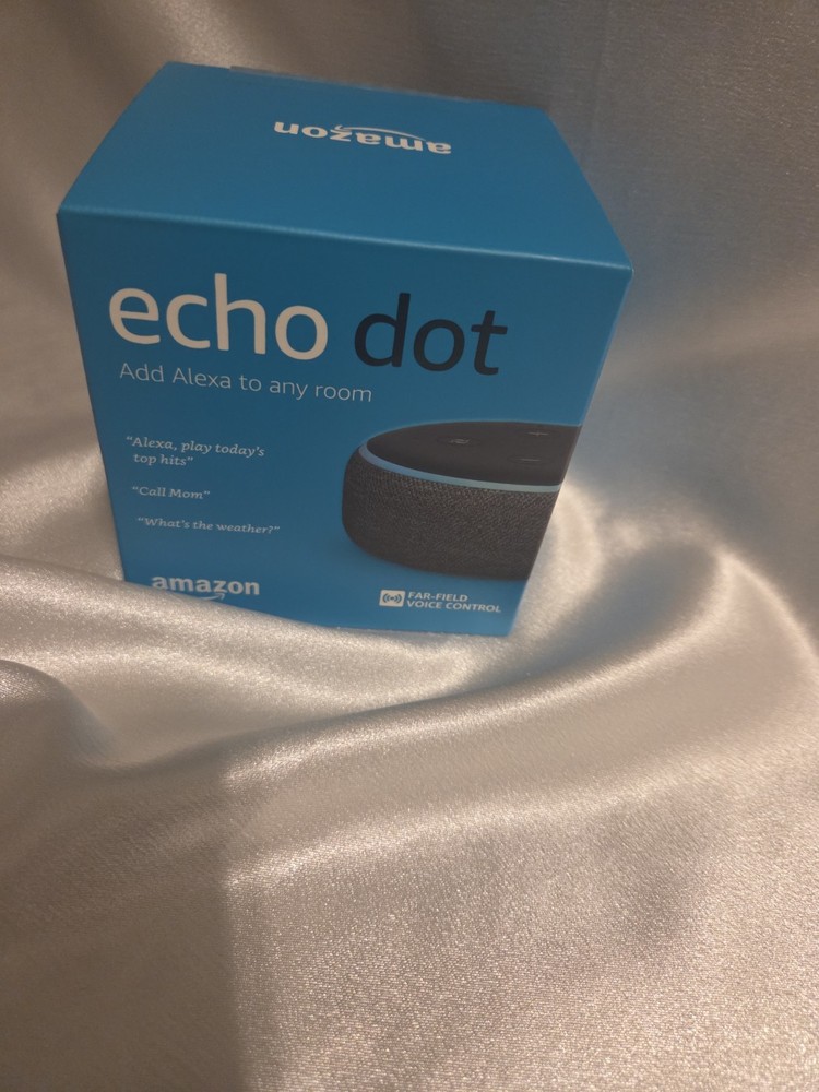 Amazon Echo Dot (3rd Generation) Smart Speaker with Alexa - Charcoal