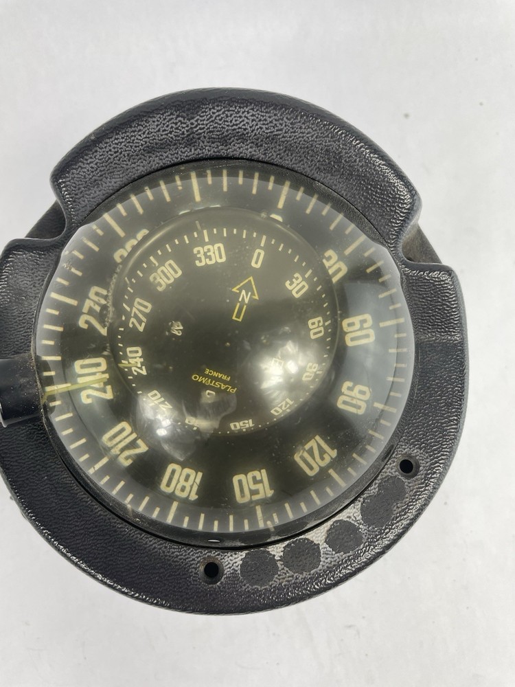 Plastimo Bulkhead Mount Compass BLACK
