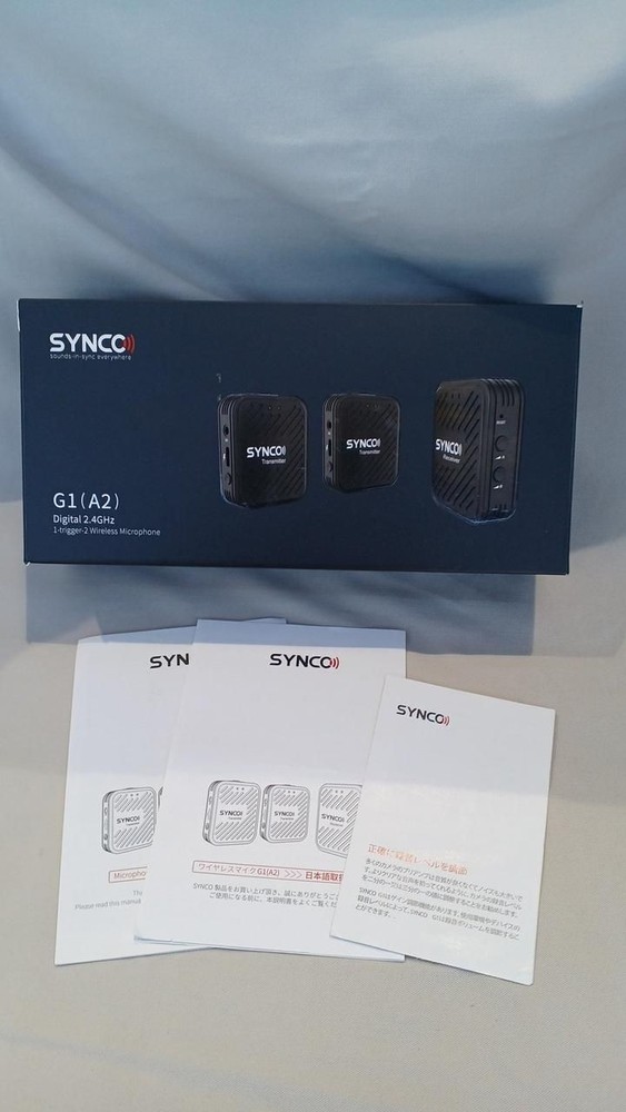 SYNCC Wireless Pin Microphone G1A2) Used