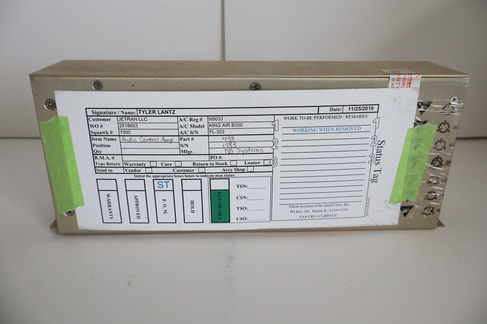 DB Systems 418 Audio Control Amplifier - Removed Working (4 Available)