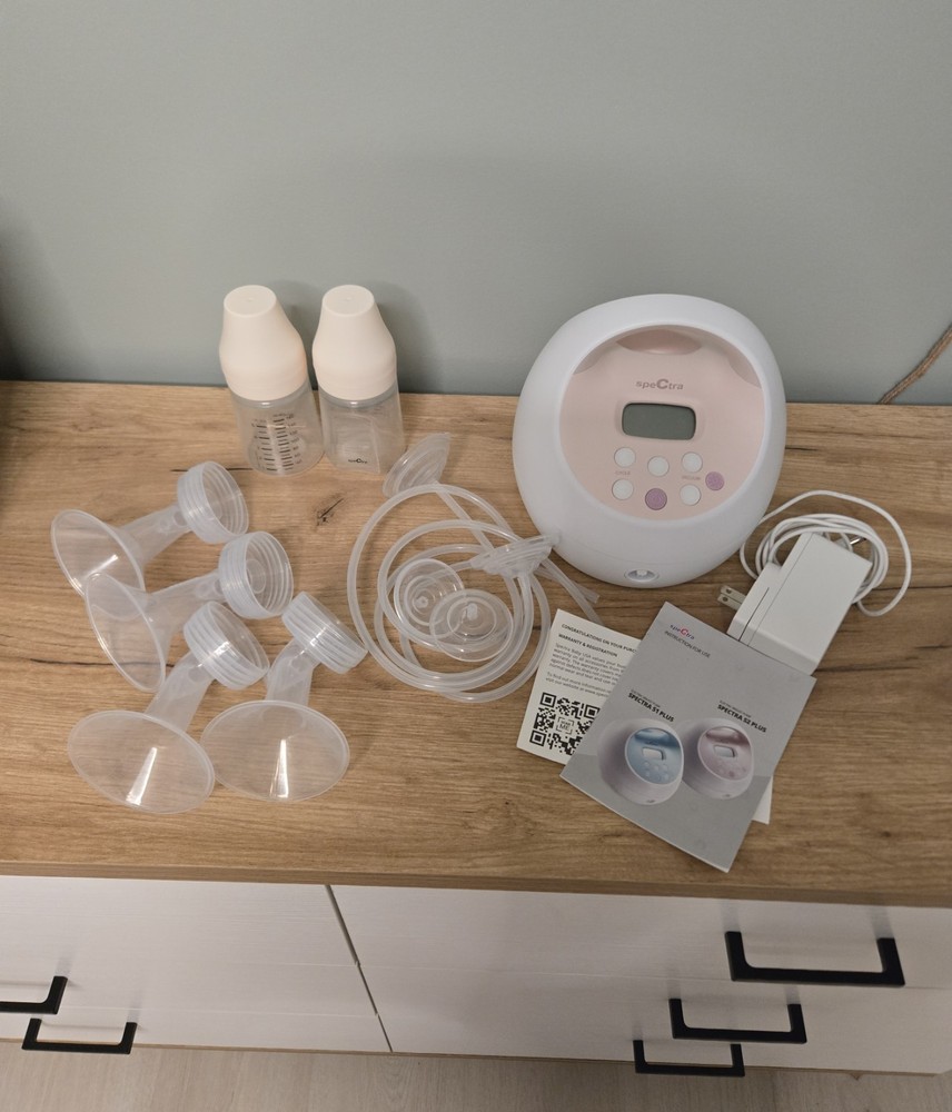 Spectra S2 Plus Breast Pump Bundle w/ Bottles, Flanges & Accessories – Tested