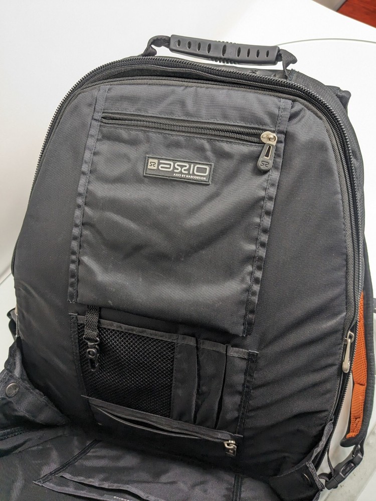 Harodesign Axio Softshell Motorcycle 17" Laptop Backpack