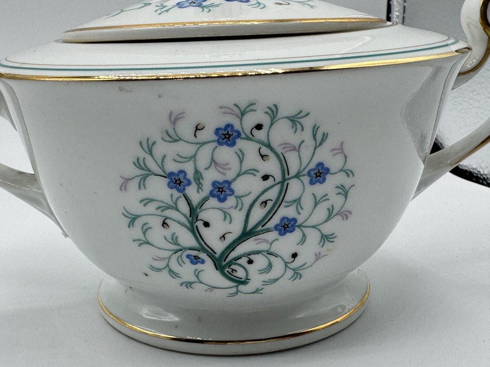 Noritake Granada Creamer And Covered Sugar Set 3063