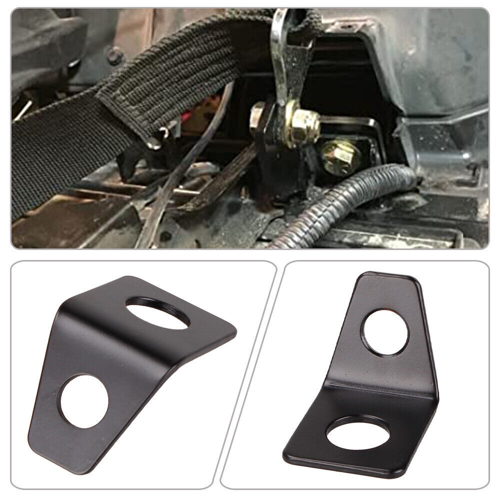 8PCS Belt Mounting 90 Degree Angle Bracket Kit Seat L-Bracket Hardware Kit
