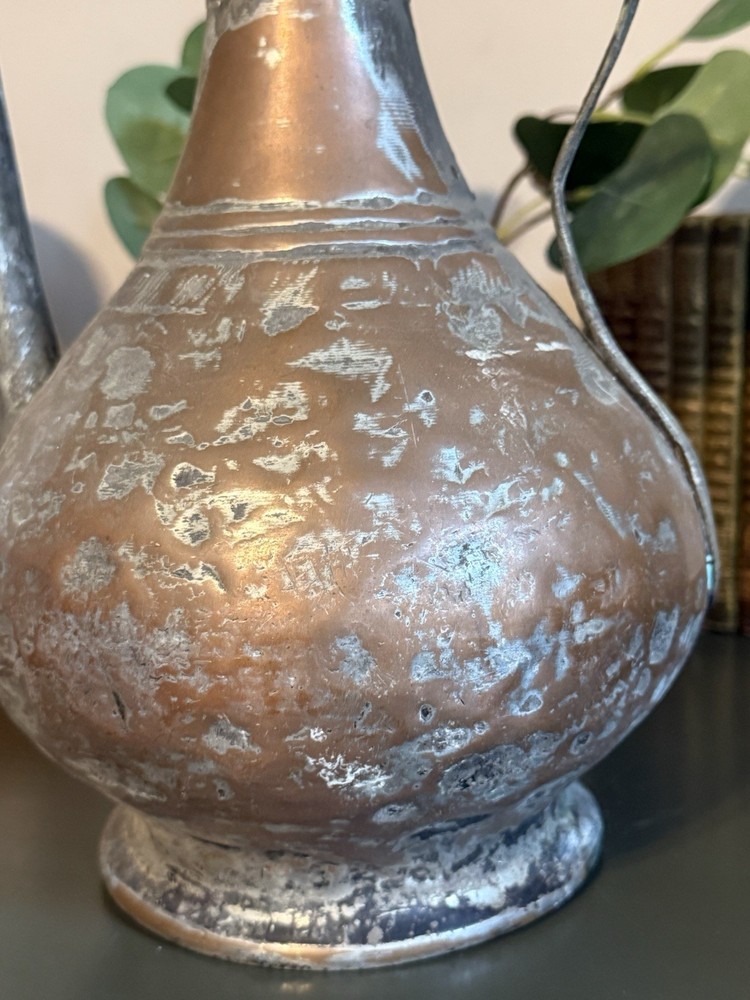 Antique Copper Turkish Coffee Pot Ewer
