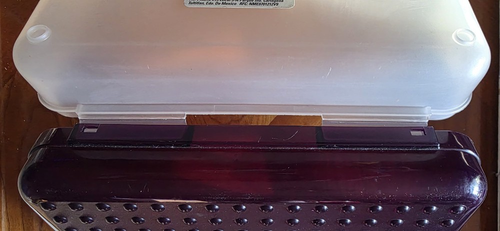 Vintage Y2K Spacemaker Pencil Box Plastic Storage Case X1