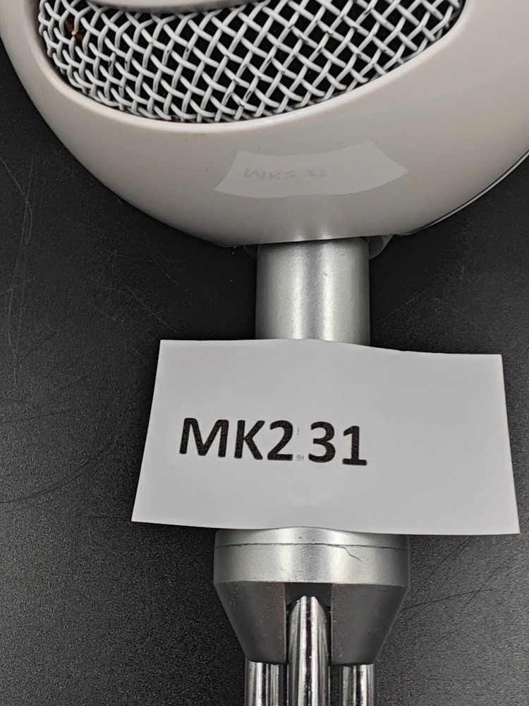 Blue Snowball Ice Microphone - White Used, Working