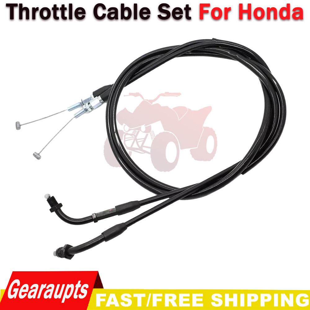 Throttle Cable Push & Pull Set For Honda CB400T Hawk CM400A CB450SC Hondamatic