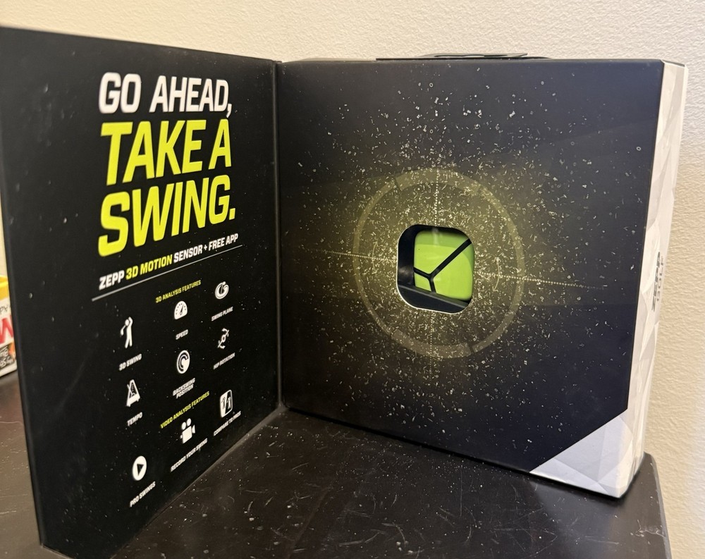 ZEPP Golf 3D Motion Sensor Wireless Swing Analyzer NEW, NEVER OPENED