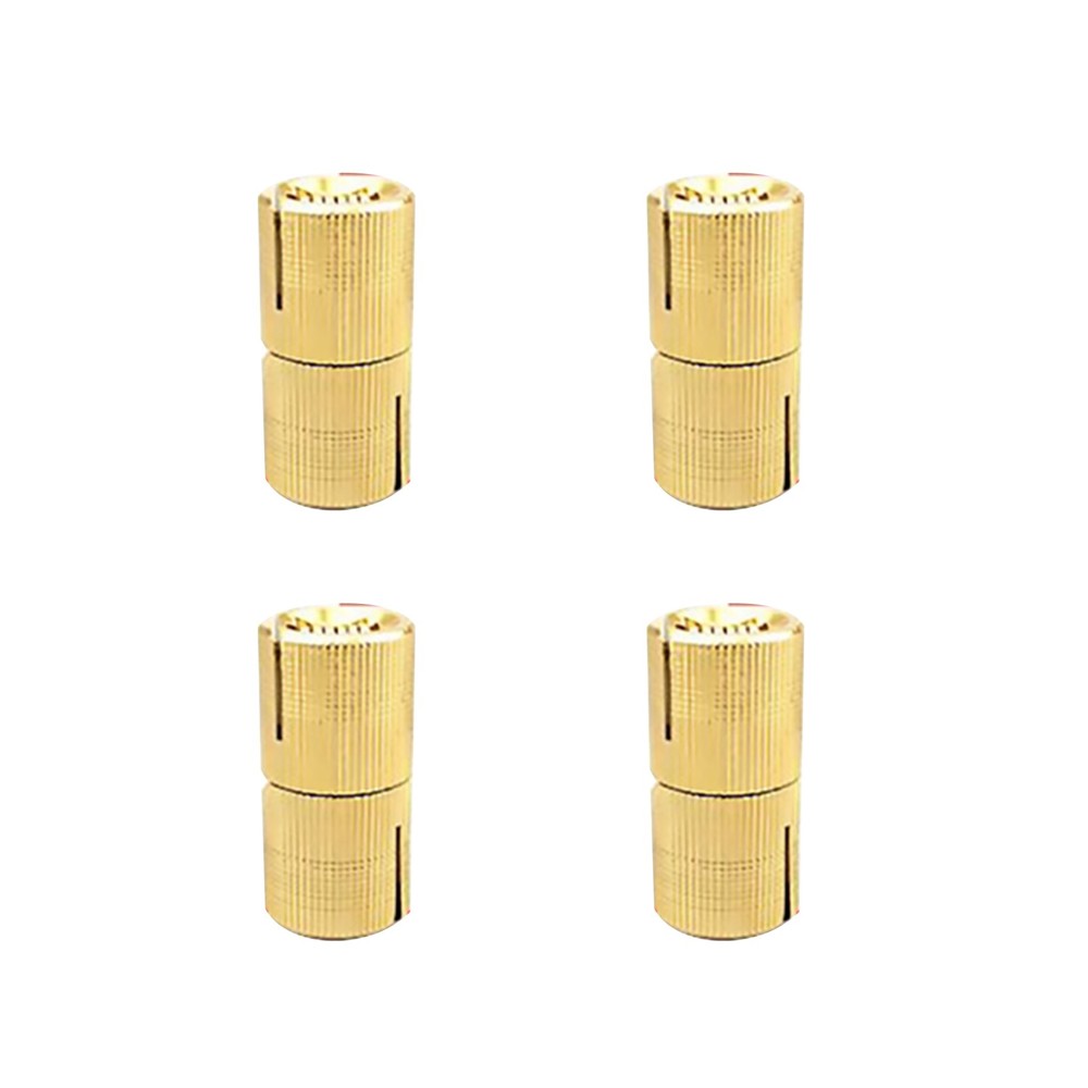 4Pcs 180° Open Angle 12mm Copper Invisible Hidden Hinges For Concealed Worktop
