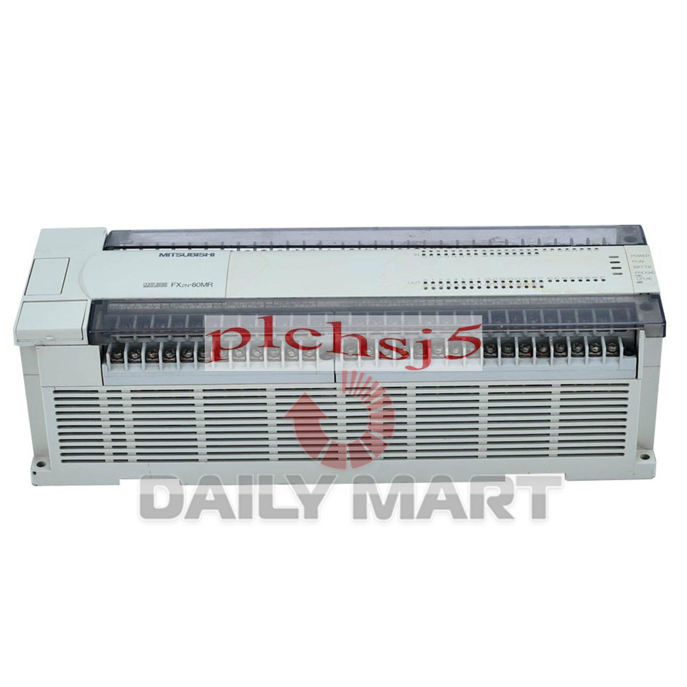 Used & Tested MITSUBISHI FX2N-80MR-ES/UL PLC Programmable Controller