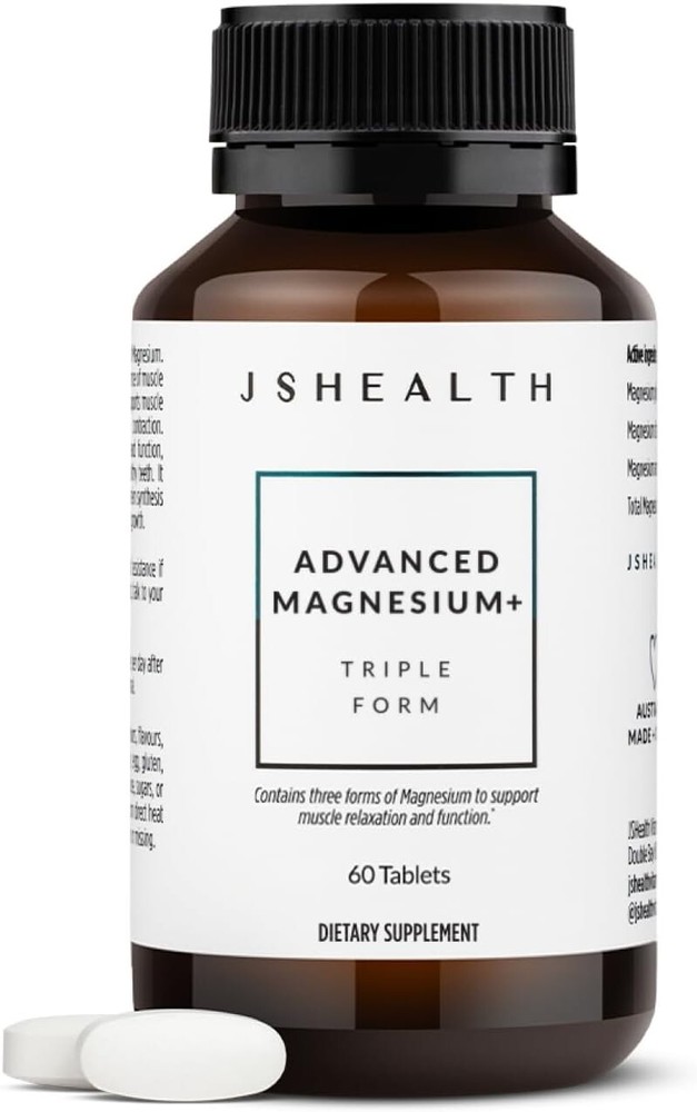 (2 Pack) JSHealth Vitamins Advanced Magnesium Supplements - 120 Tablets