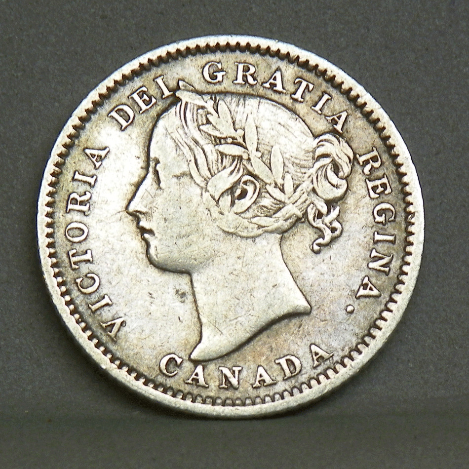 CANADA 1900 10 Cents, Fine