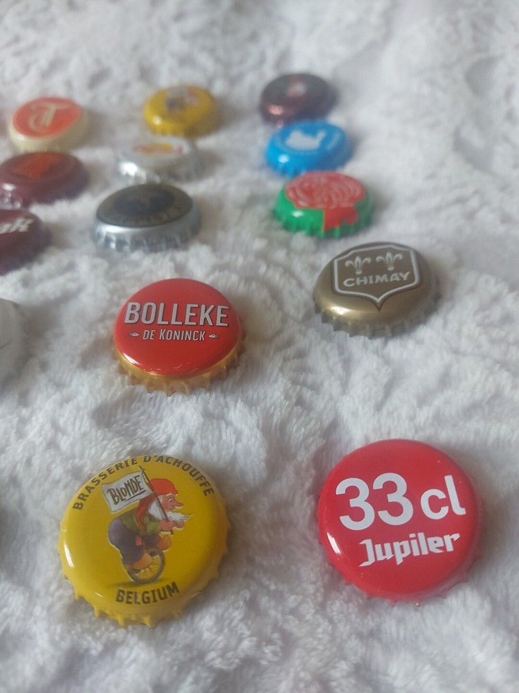 25 Belgian Beer Bottle tops