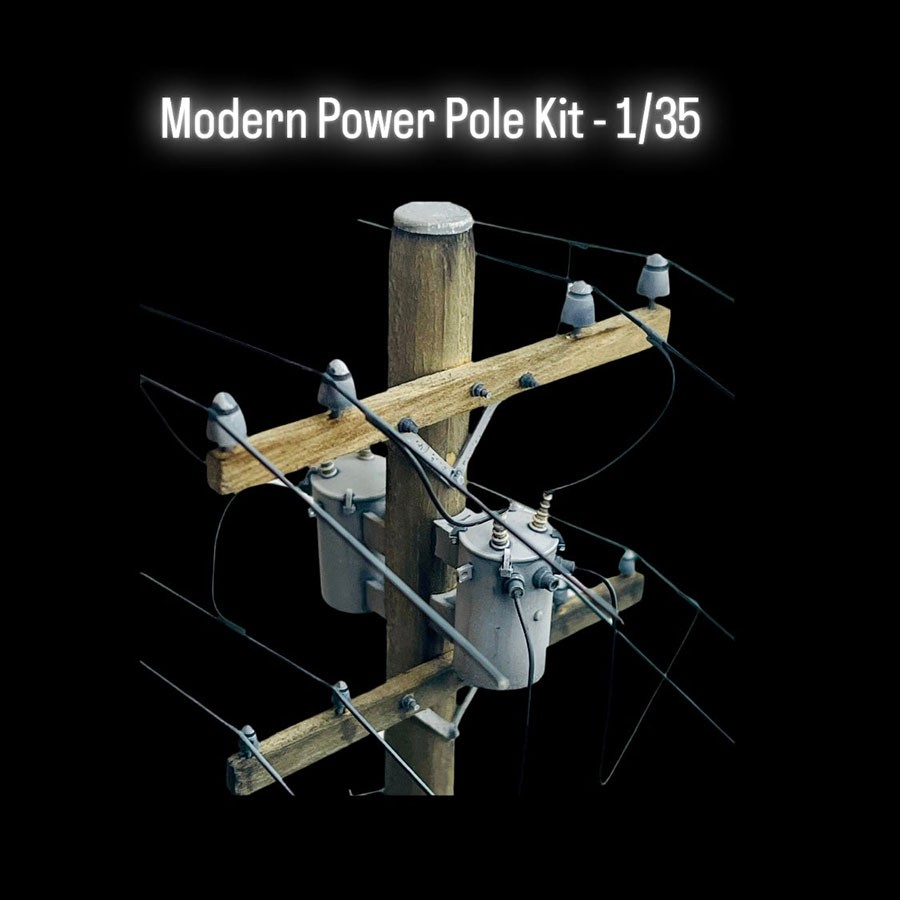 Black Ops 1/35 Modern Power Pole Kit