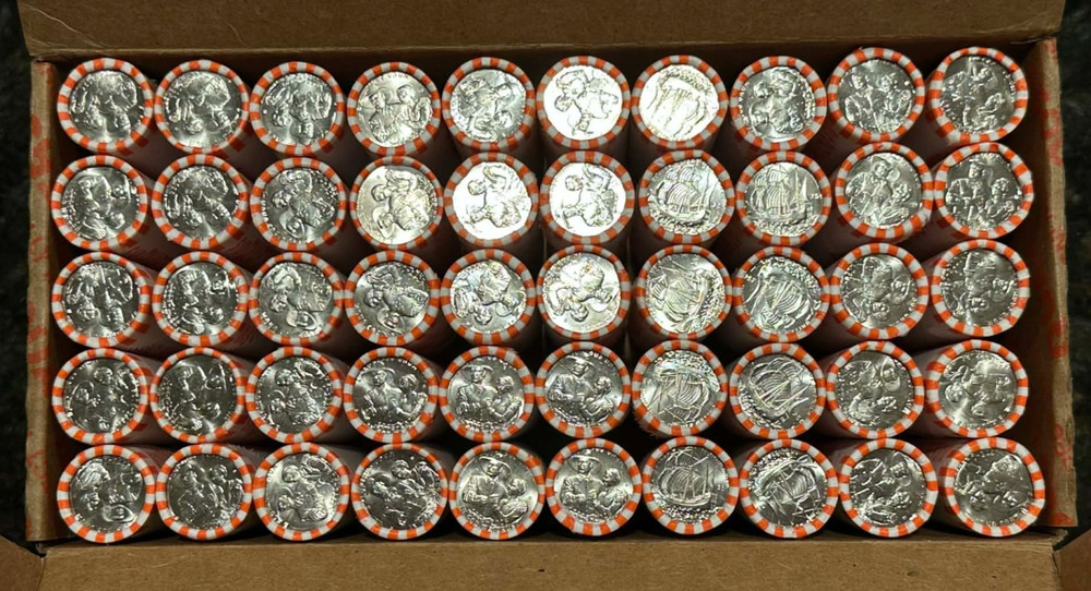 2026 D Mayflower Compact Quarters (1) $10 Roll SEMI-Quincentennial