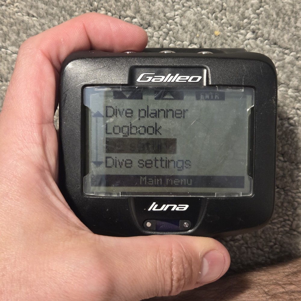 ScubaPro Galileo Luna - Scuba Dive Computer with Transmitter - Tested & Working